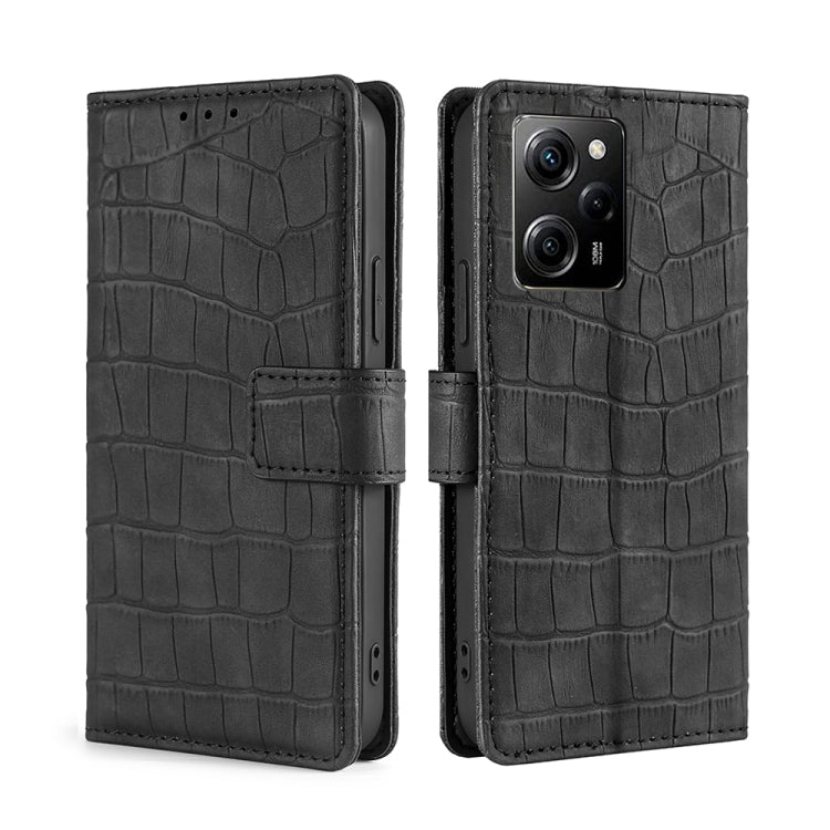 Skin Feel Crocodile Magnetic Clasp Leather Phone Case