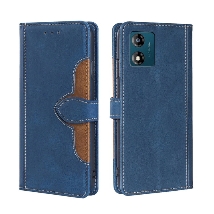 Skin Feel Magnetic Buckle Leather Phone Case