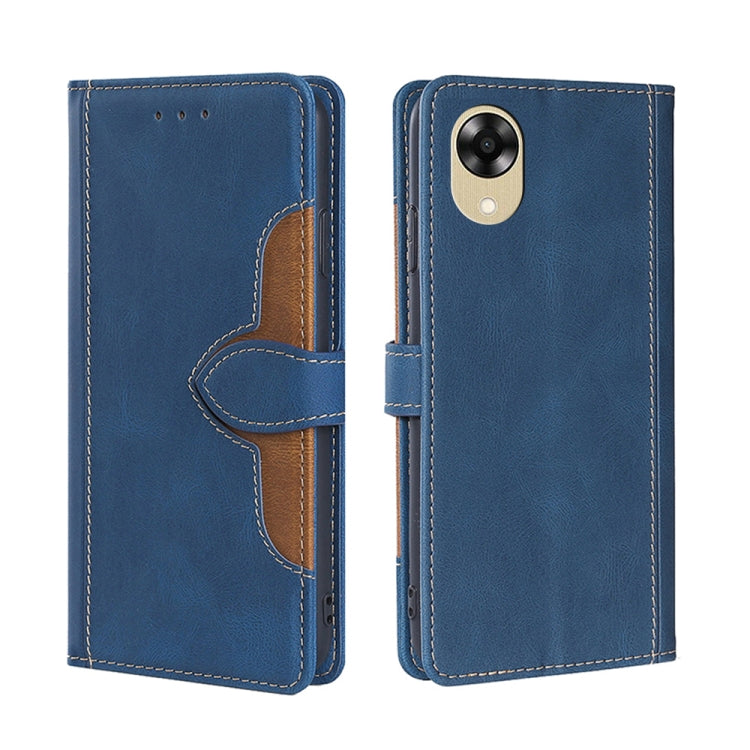 Skin Feel Magnetic Buckle Leather Phone Case