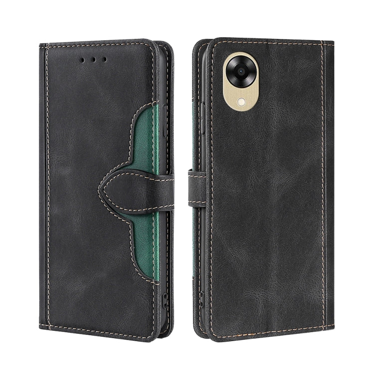 Skin Feel Magnetic Buckle Leather Phone Case