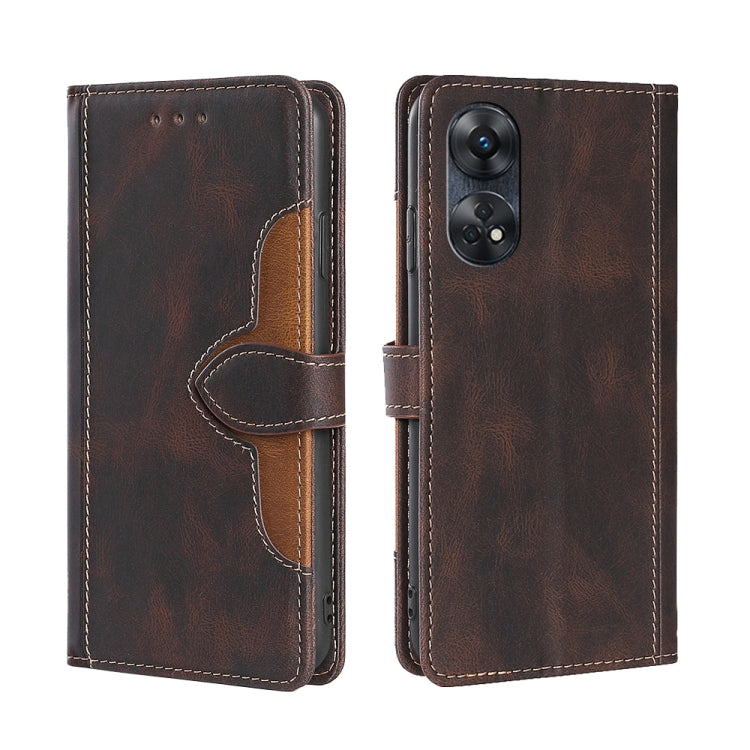 Skin Feel Magnetic Buckle Leather Phone Case