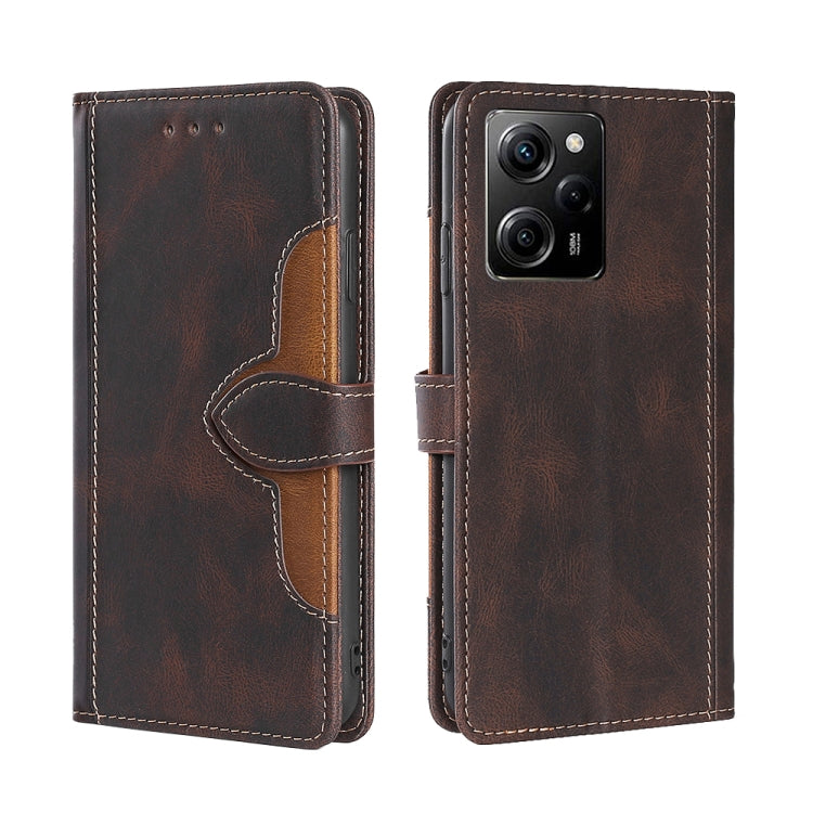 Skin Feel Magnetic Buckle Leather Phone Case