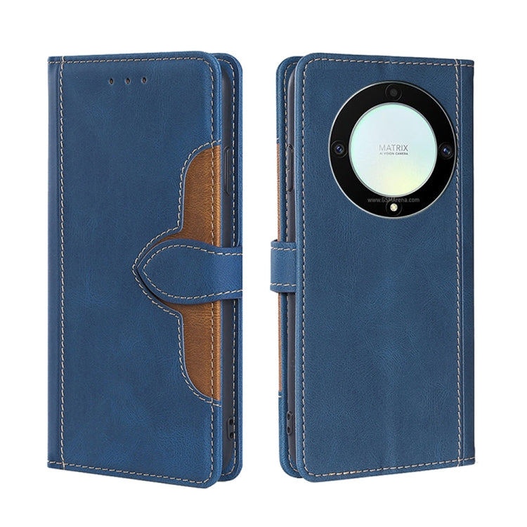 Skin Feel Magnetic Buckle Leather Phone Case