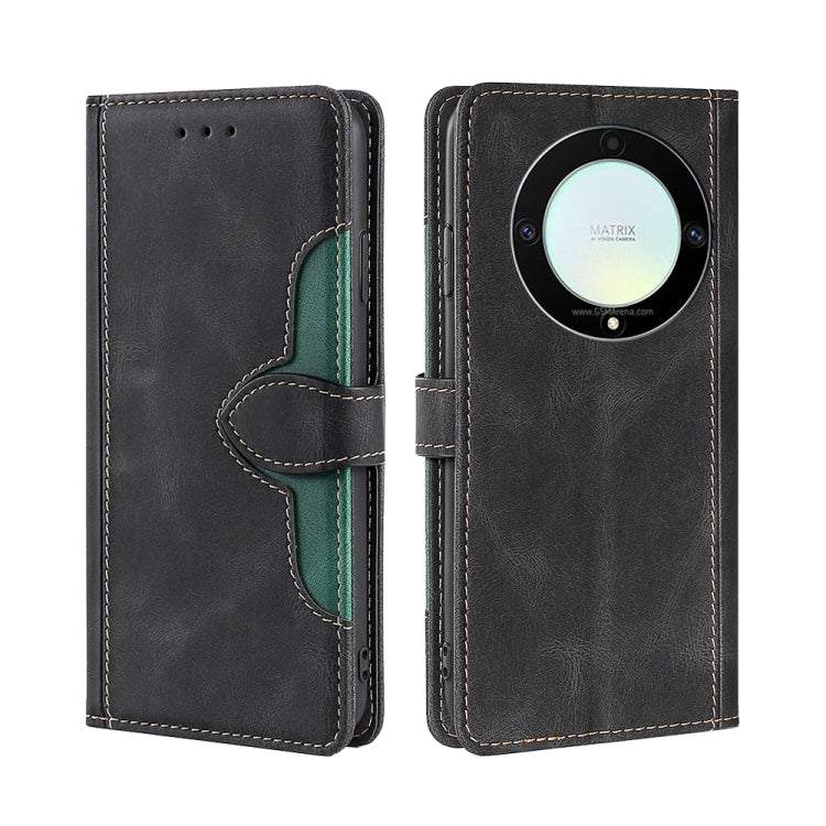 Skin Feel Magnetic Buckle Leather Phone Case