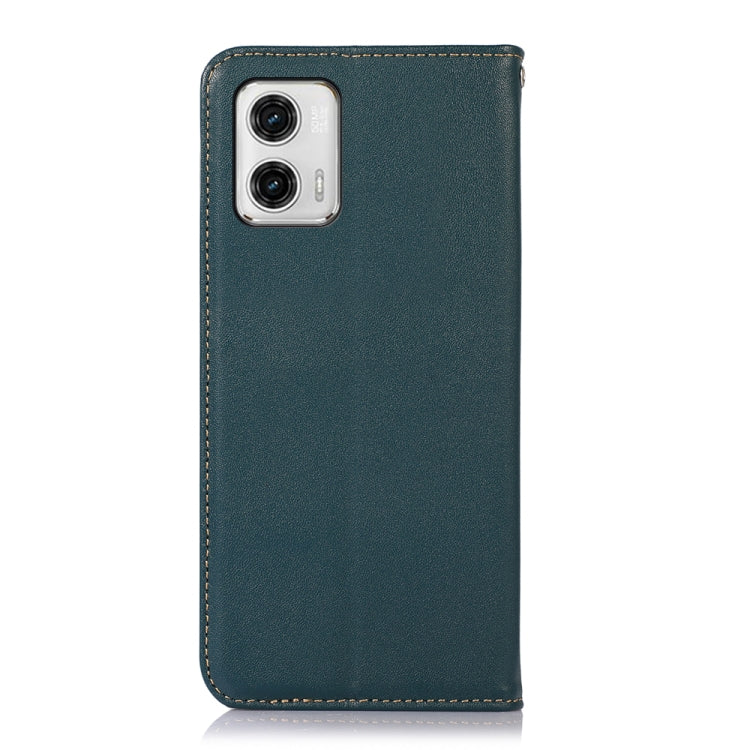 KHAZNEH Nappa Top Layer Cowhide Leather Phone Case, For Motorola Moto G73 5G, For OPPO Reno8 T 4G