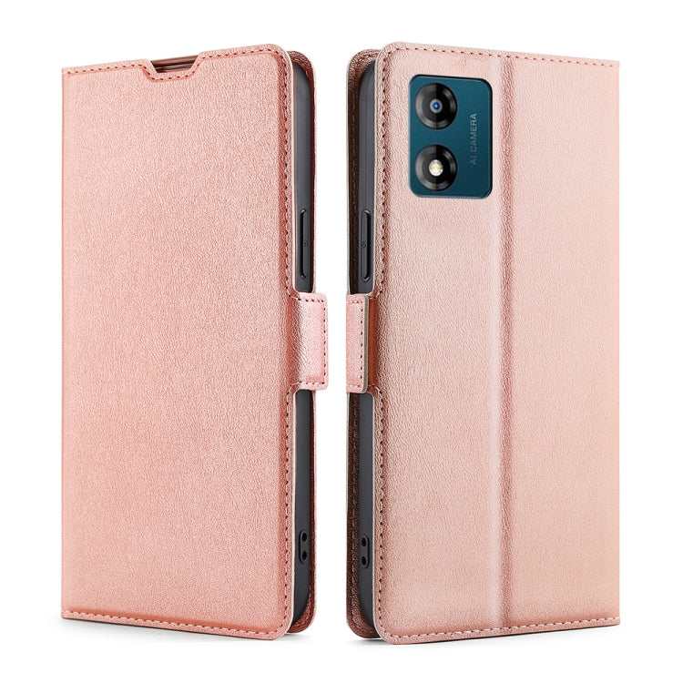 Ultra-thin Voltage Side Buckle Horizontal Flip Leather Phone Case