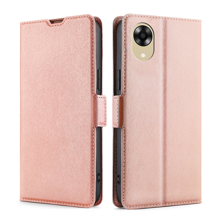 Ultra-thin Voltage Side Buckle Horizontal Flip Leather Phone Case