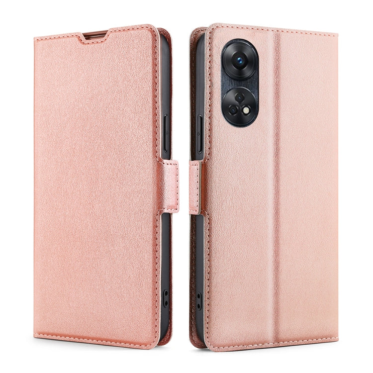 Ultra-thin Voltage Side Buckle Horizontal Flip Leather Phone Case