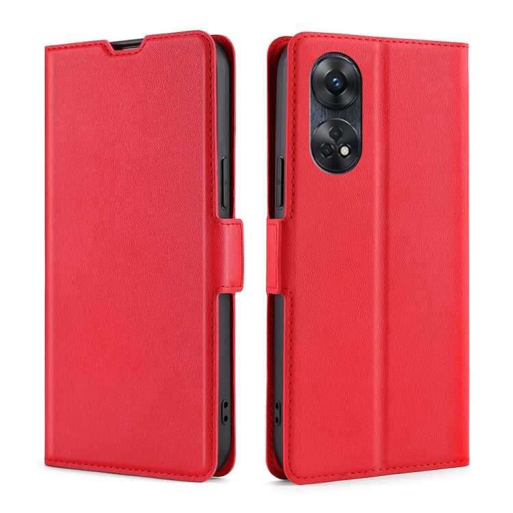 Ultra-thin Voltage Side Buckle Horizontal Flip Leather Phone Case