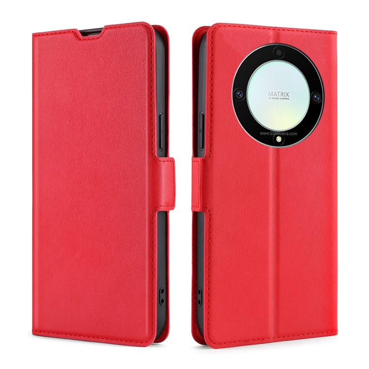 Ultra-thin Voltage Side Buckle Horizontal Flip Leather Phone Case