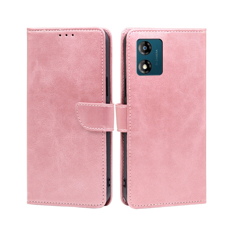 Calf Texture Buckle Flip Leather Phone Case