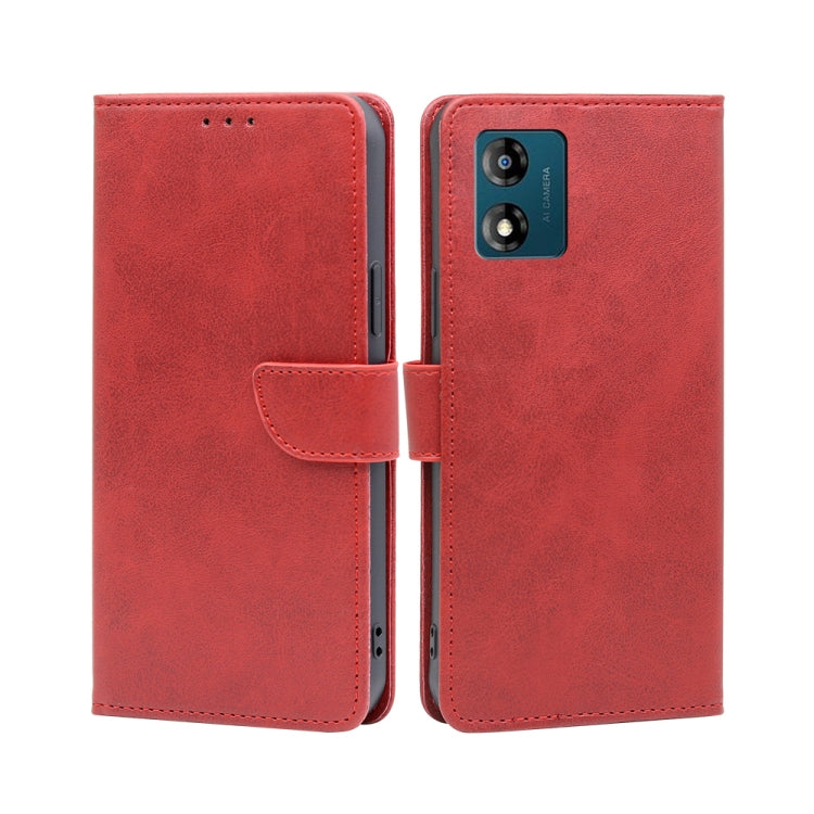 Calf Texture Buckle Flip Leather Phone Case