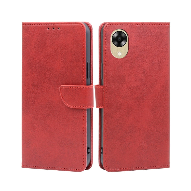 Calf Texture Buckle Flip Leather Phone Case