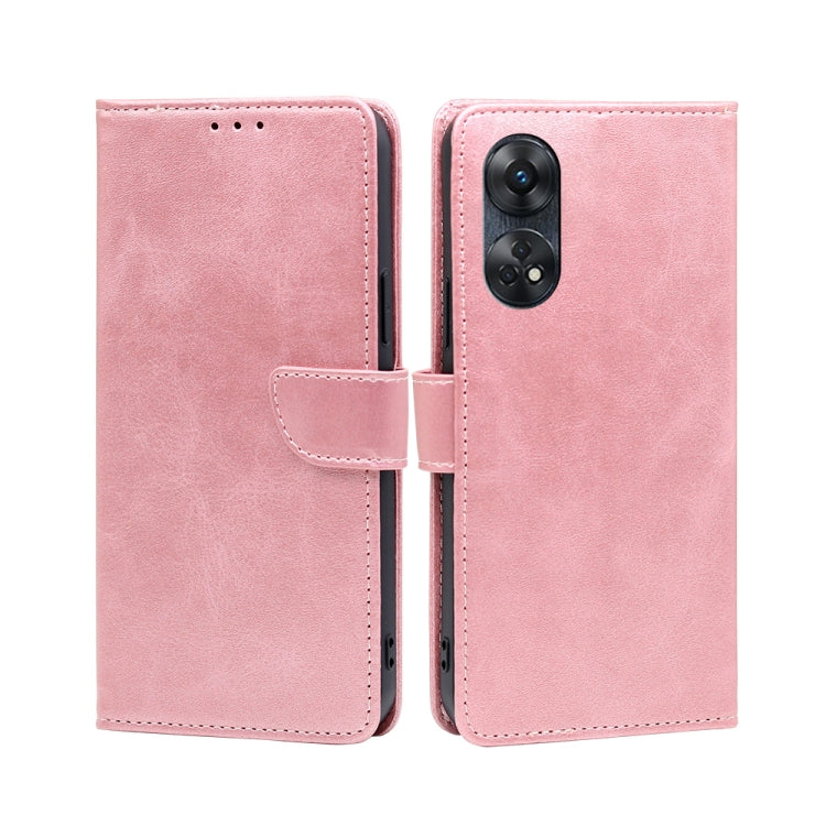 Calf Texture Buckle Flip Leather Phone Case