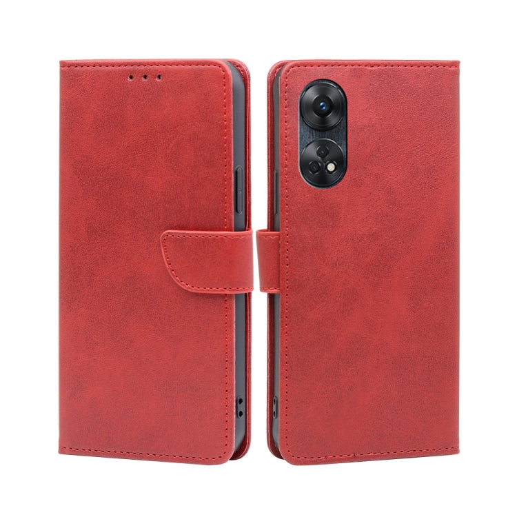 Calf Texture Buckle Flip Leather Phone Case