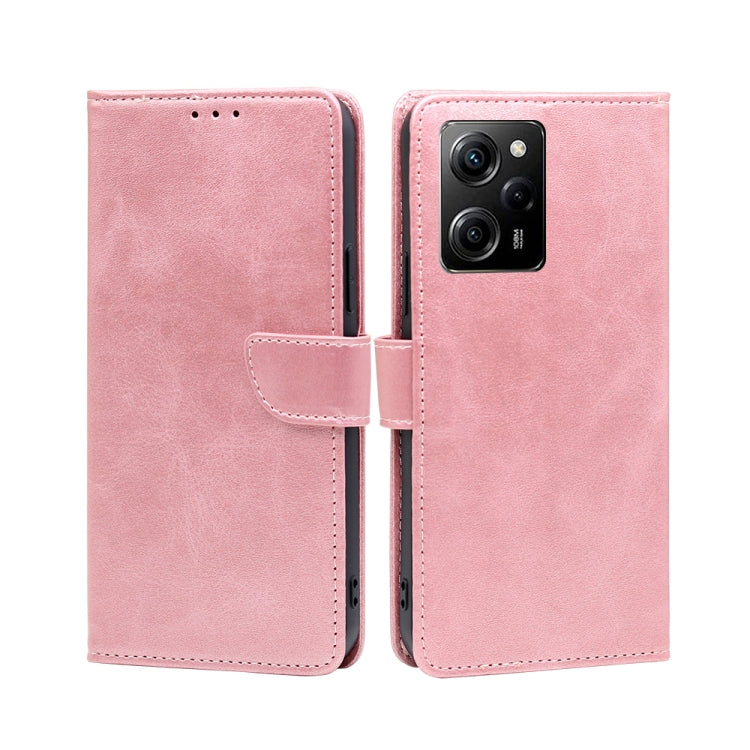 Calf Texture Buckle Flip Leather Phone Case