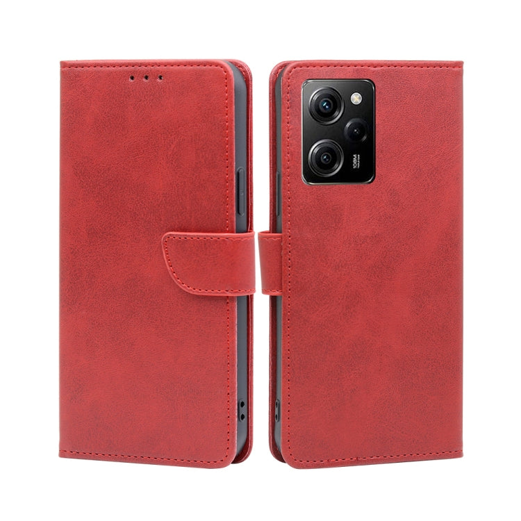 Calf Texture Buckle Flip Leather Phone Case