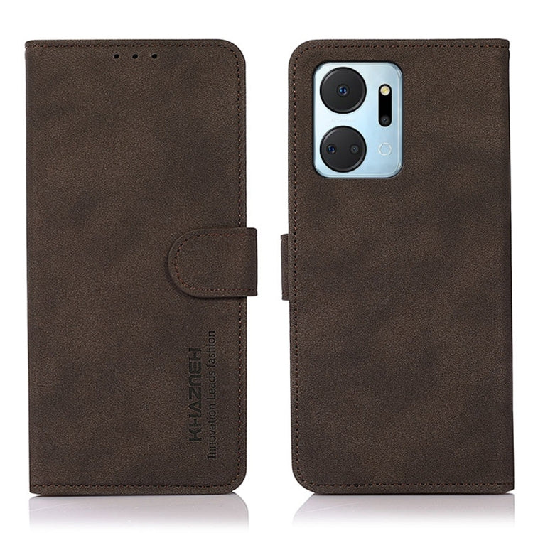 KHAZNEH Matte Texture Leather Phone Case