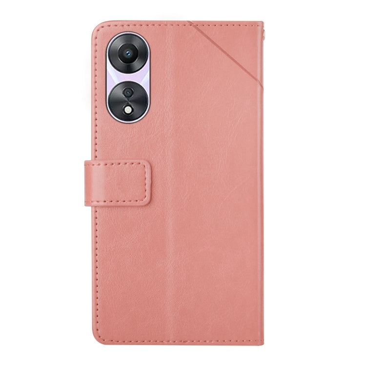 HT01 Y-shaped Pattern Flip Leather Phone Case, For OPPO Reno8 T 5G/A1 Pro 5G, For Xiaomi 13 Lite, For Samsung Galaxy A24 4G