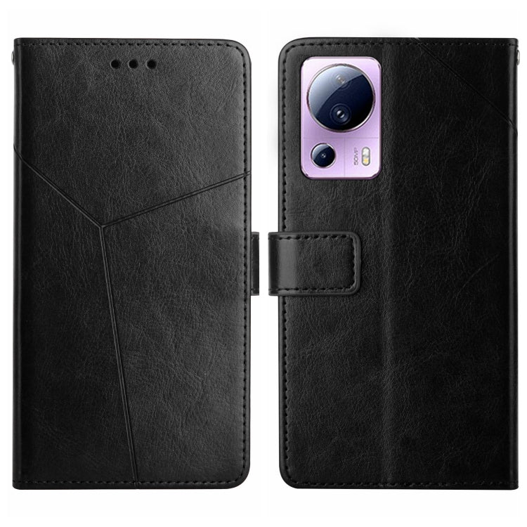 HT01 Y-shaped Pattern Flip Leather Phone Case, For OPPO Reno8 T 5G/A1 Pro 5G, For Xiaomi 13 Lite, For Samsung Galaxy A24 4G