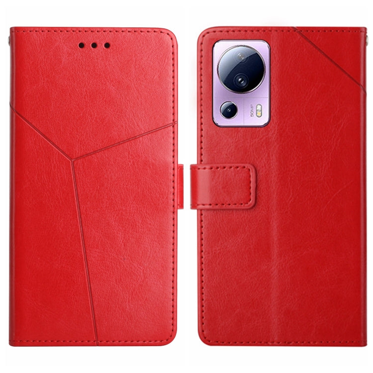 HT01 Y-shaped Pattern Flip Leather Phone Case, For OPPO Reno8 T 5G/A1 Pro 5G, For Xiaomi 13 Lite, For Samsung Galaxy A24 4G