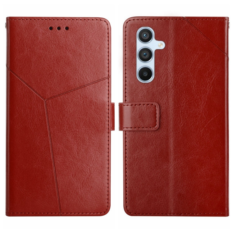 HT01 Y-shaped Pattern Flip Leather Phone Case, For OPPO Reno8 T 5G/A1 Pro 5G, For Xiaomi 13 Lite, For Samsung Galaxy A24 4G