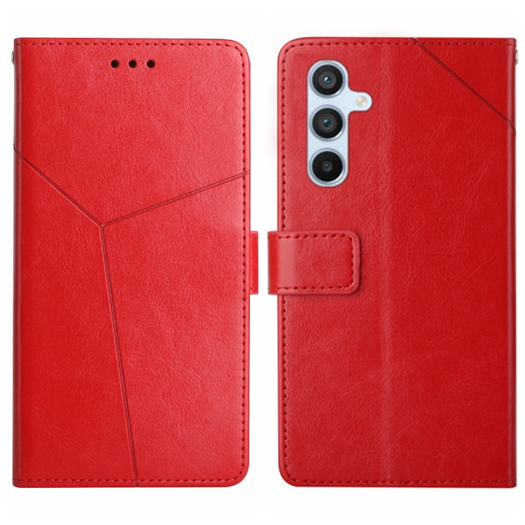 HT01 Y-shaped Pattern Flip Leather Phone Case, For OPPO Reno8 T 5G/A1 Pro 5G, For Xiaomi 13 Lite, For Samsung Galaxy A24 4G