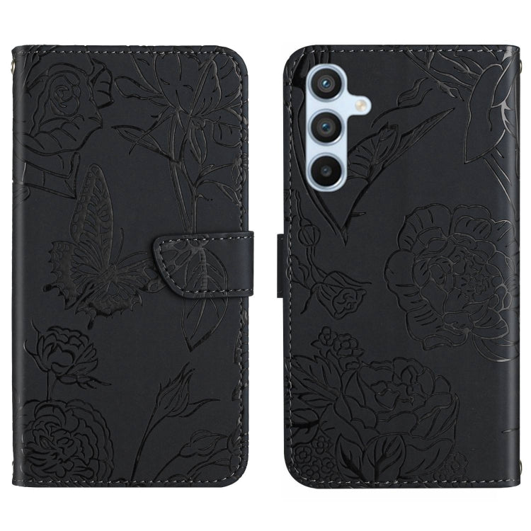 HT03 Skin Feel Butterfly Embossed Flip Leather Phone Case, For OPPO Reno8 T 5G/A1 Pro 5G, For Xiaomi 13 Lite, For Samsung Galaxy A24 4G