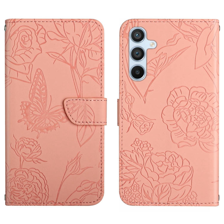 HT03 Skin Feel Butterfly Embossed Flip Leather Phone Case, For OPPO Reno8 T 5G/A1 Pro 5G, For Xiaomi 13 Lite, For Samsung Galaxy A24 4G