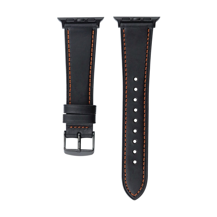 Crazy Horse Genuine Leather Watch Band, For Apple Watch Series 8&7 41mm / SE 2&6&SE&5&4 40mm, For Apple Watch Ultra 49mm / Series 8&7 45mm / SE 2&6&SE&5&4 44mm