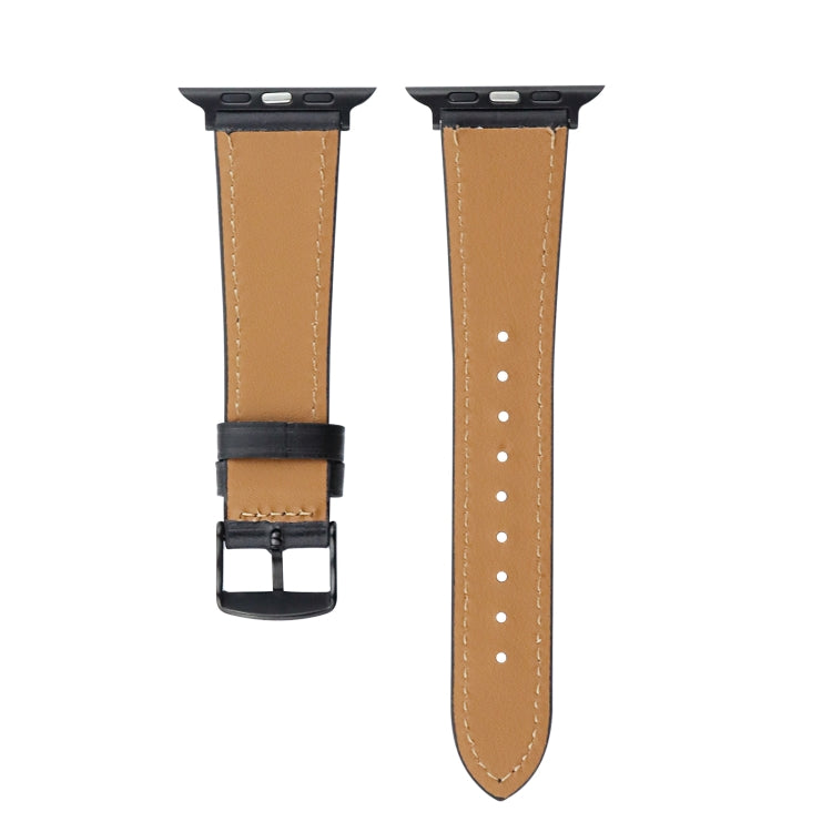 Crazy Horse Genuine Leather Watch Band, For Apple Watch Series 8&7 41mm / SE 2&6&SE&5&4 40mm, For Apple Watch Ultra 49mm / Series 8&7 45mm / SE 2&6&SE&5&4 44mm