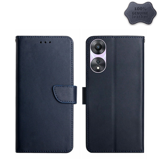 Genuine Leather Fingerprint-proof Flip Phone Case, For OPPO Reno8 T 5G/A1 Pro 5G, For Xiaomi 13 Lite, For Samsung Galaxy A24 4G