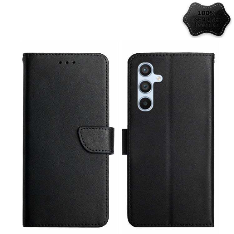 Genuine Leather Fingerprint-proof Flip Phone Case, For OPPO Reno8 T 5G/A1 Pro 5G, For Xiaomi 13 Lite, For Samsung Galaxy A24 4G