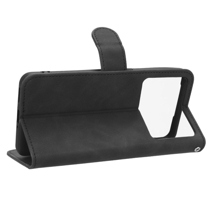 Skin Feel Magnetic Flip Leather Phone Case