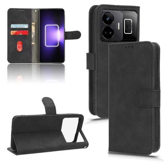 Skin Feel Magnetic Flip Leather Phone Case, For Realme GT Neo 5, For Honor X8a