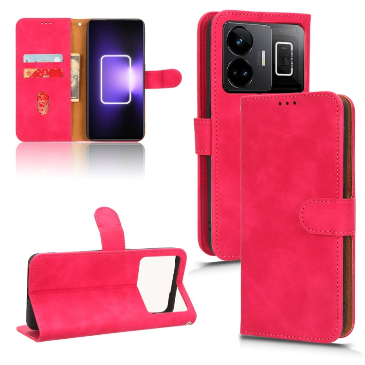 Skin Feel Magnetic Flip Leather Phone Case