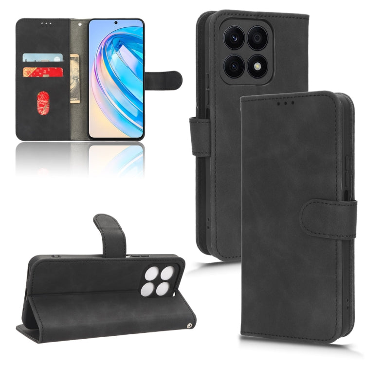 Skin Feel Magnetic Flip Leather Phone Case