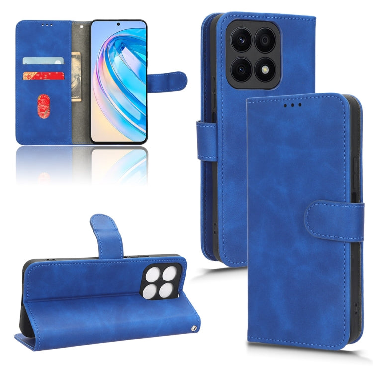 Skin Feel Magnetic Flip Leather Phone Case, For Realme GT Neo 5, For Honor X8a