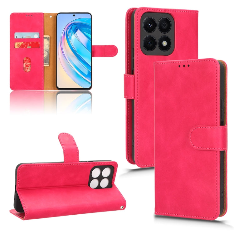 Skin Feel Magnetic Flip Leather Phone Case