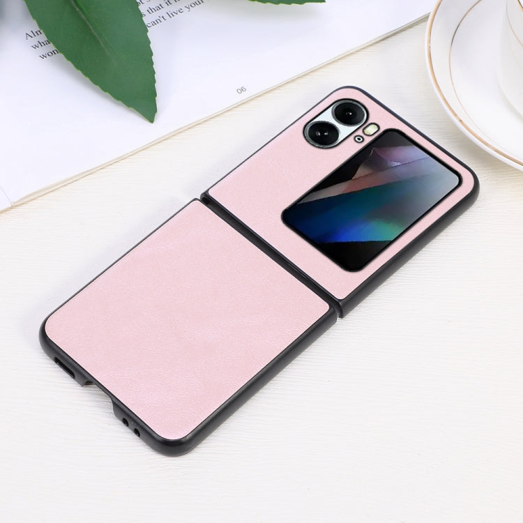 Cowhide Texture PU Phone Case, For OPPO Find N2 Flip