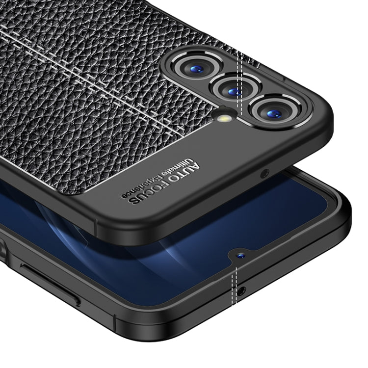 Litchi Texture Shockproof TPU Phone Case