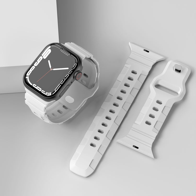 Sports Silicone Watch Band, For Apple Watch Series 8&amp;7 41mm, For Apple Watch Series 8&amp;7 45mm