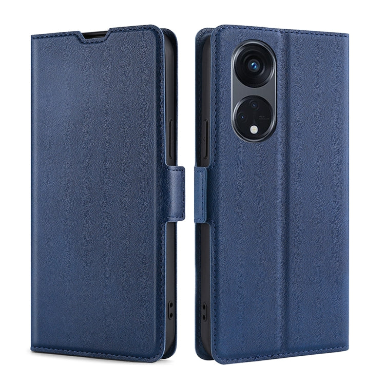 Ultra-thin Voltage Side Buckle Horizontal Flip Leather Phone Case