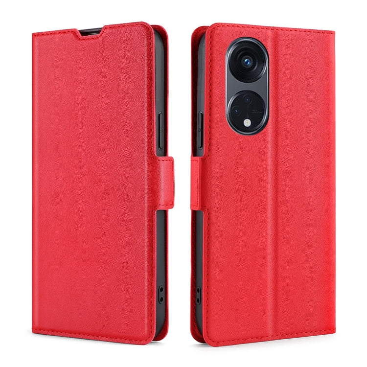 Ultra-thin Voltage Side Buckle Horizontal Flip Leather Phone Case