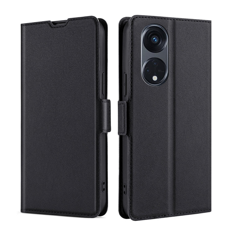 Ultra-thin Voltage Side Buckle Horizontal Flip Leather Phone Case