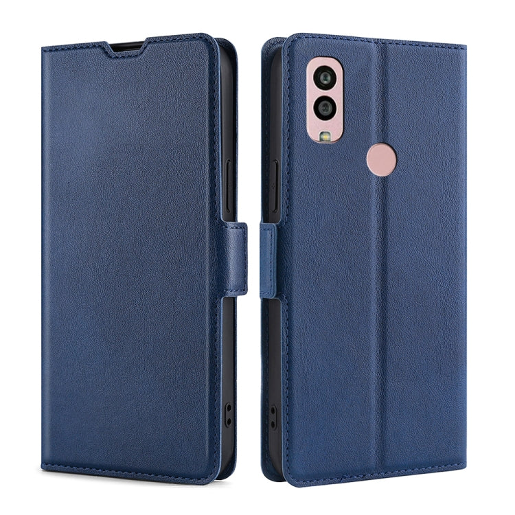 Ultra-thin Voltage Side Buckle Horizontal Flip Leather Phone Case