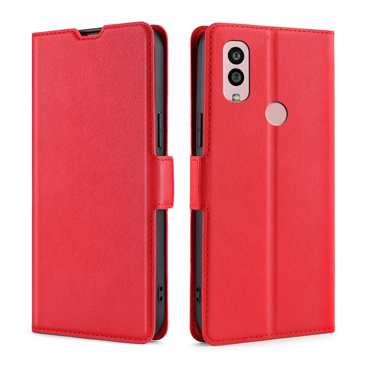 Ultra-thin Voltage Side Buckle Horizontal Flip Leather Phone Case