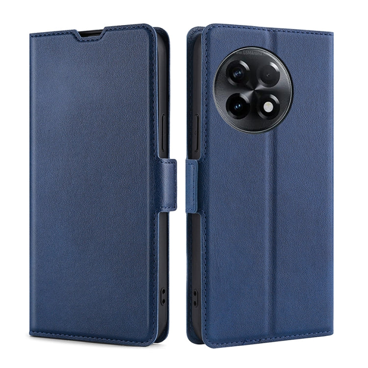 Ultra-thin Voltage Side Buckle Horizontal Flip Leather Phone Case