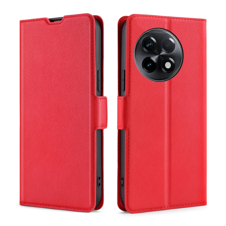 Ultra-thin Voltage Side Buckle Horizontal Flip Leather Phone Case