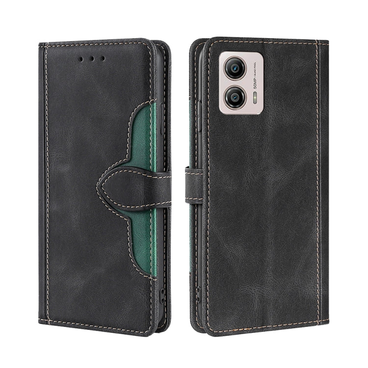 Skin Feel Magnetic Buckle Leather Phone Case, For Motorola Moto G53 5G/G13 4G/G23 4G, For Motorola Moto G73 5G, For OPPO Reno8 T 5G/A1 Pro 5G, For Xiaomi Redmi 12C 4G, For Kyocera Android One S10, For OnePlus Ace 2/11R